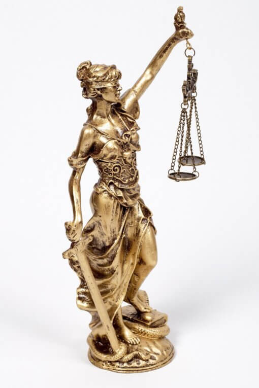 18cm Themis Heykeli Ofis Hediyesi Adalet Biblosu Avukata Hediye Biblo